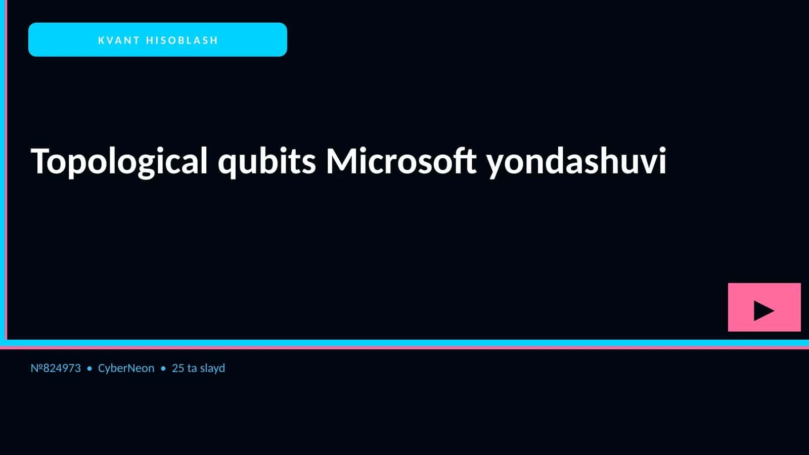 Topological qubits Microsoft yondashuvi 1