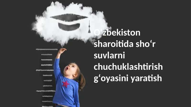 O'zbekistonda Sho'r Suvni Chuchuklashtirishning Zarurati va Imkoniyatlari 1