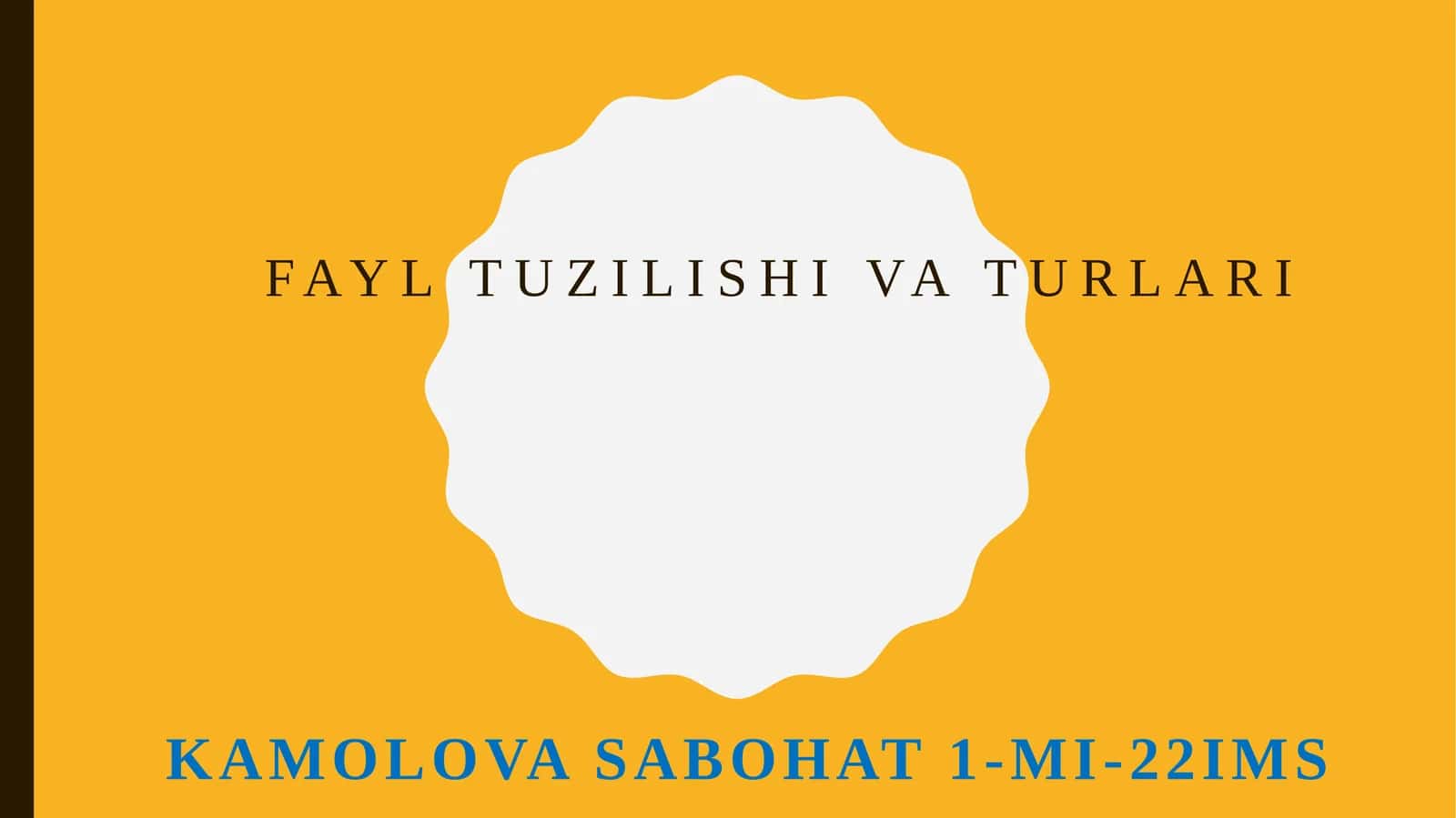 Fayltuzilishivaturlari 1