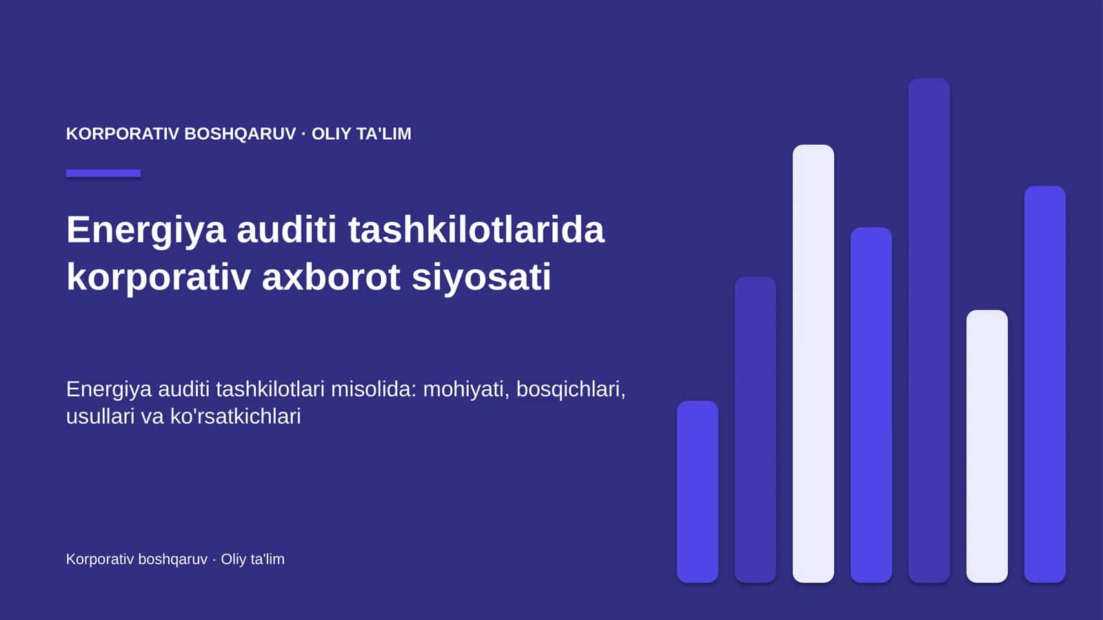 energiya auditi tashkilotlarida korporativ axborot siyosati 3742 1