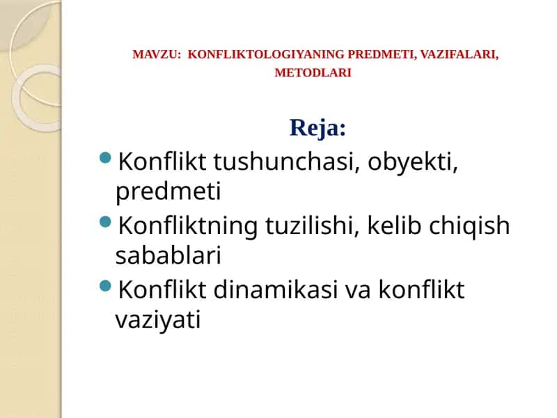 Konfliktologiya 1