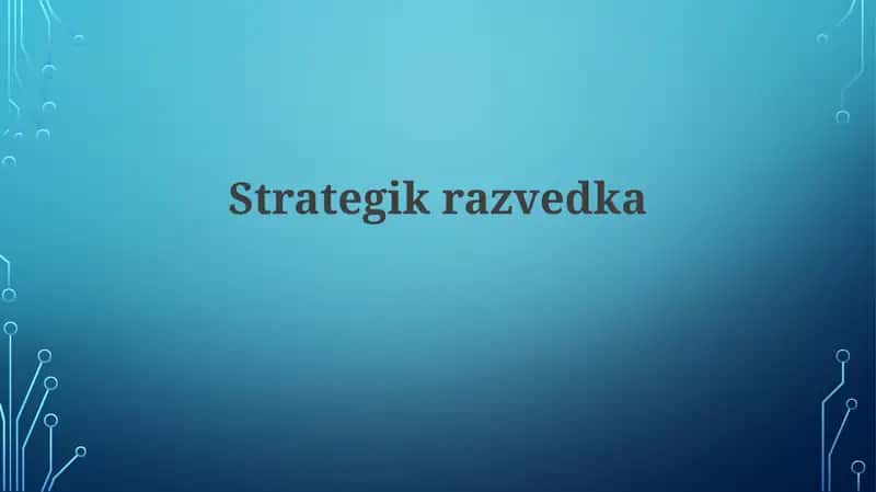Strategikrazvedka 1