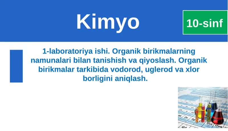 Kimyo 1