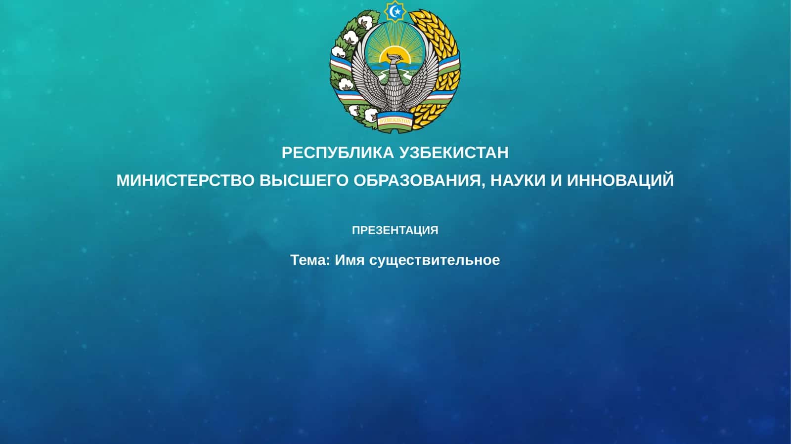 Презентация "Имя существительное" 1