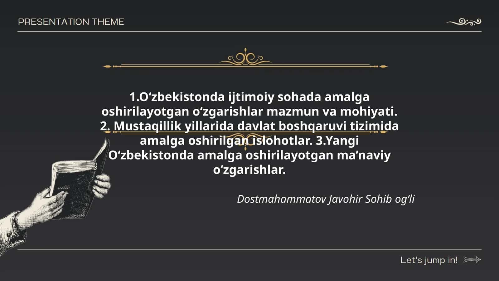 Yangi O‘zbekistonda amalga oshirilayotgan ma’naviy o‘zgarishlar 1