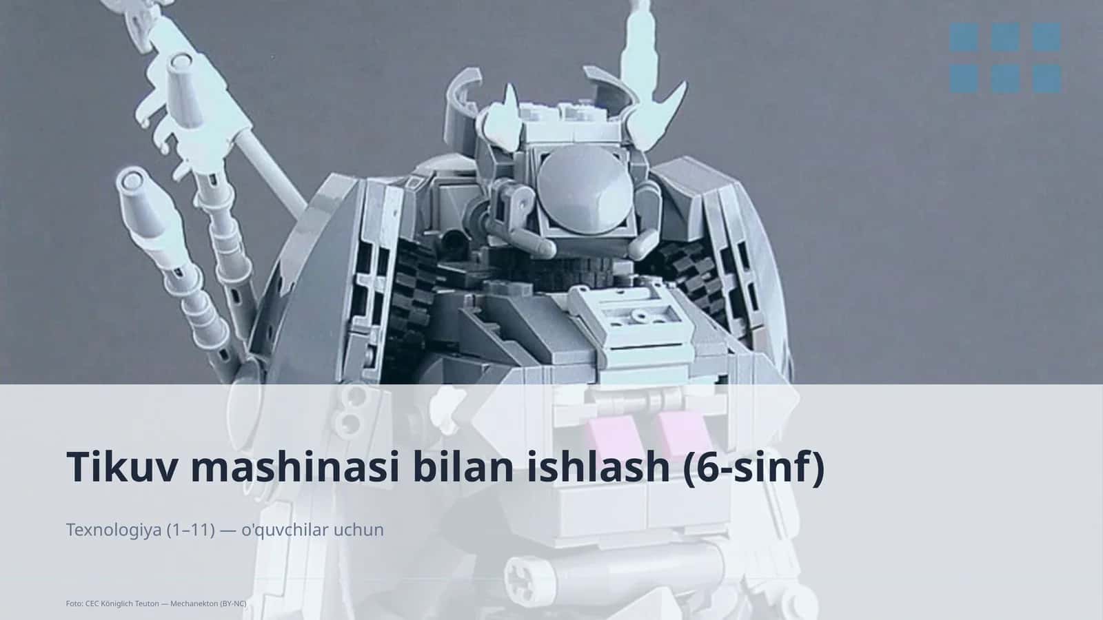 Tikuv mashinasi bilan ishlash (6-sinf) 1