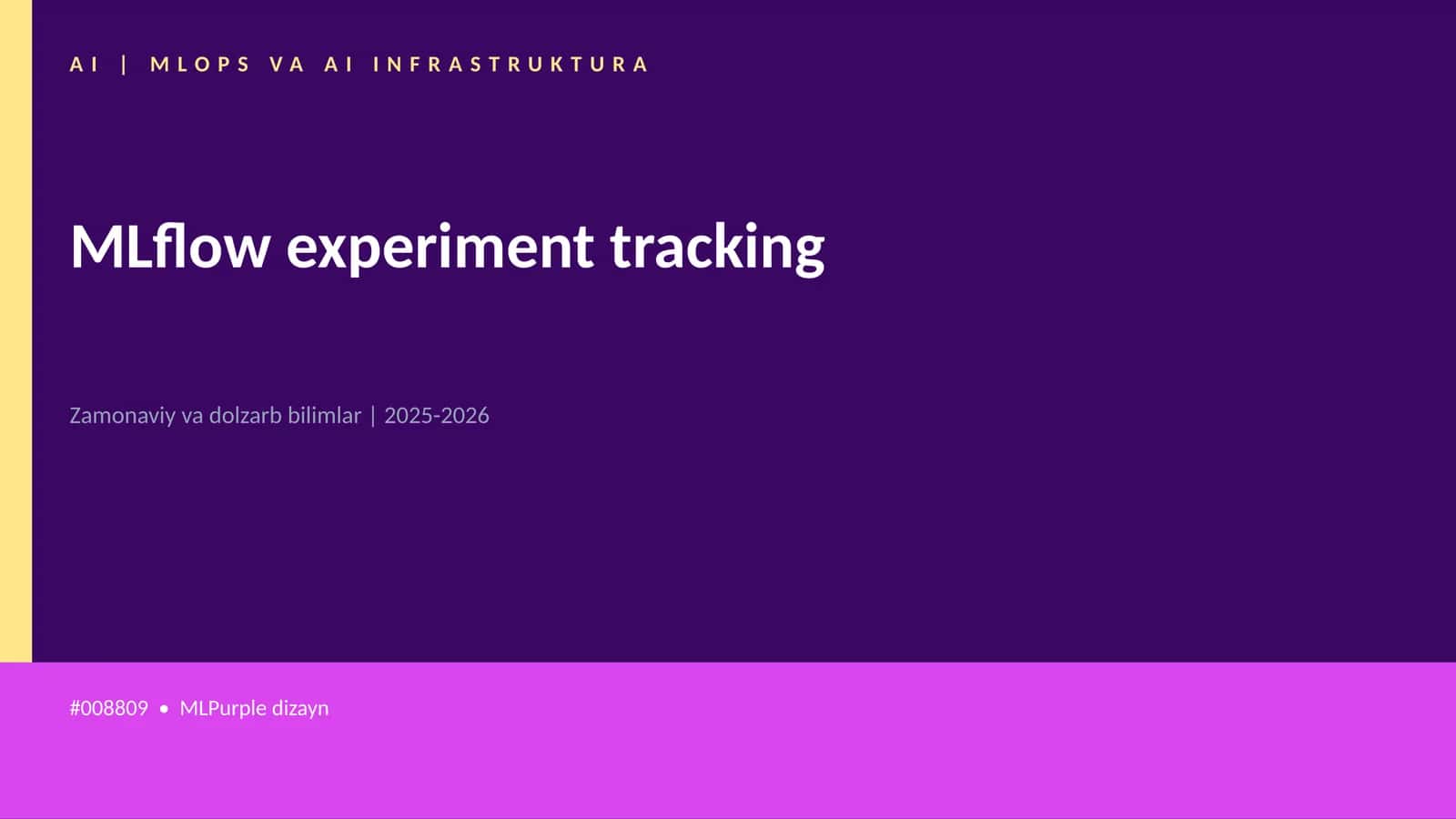 AI | MLOPS VA AI INFRASTRUKTURA 1