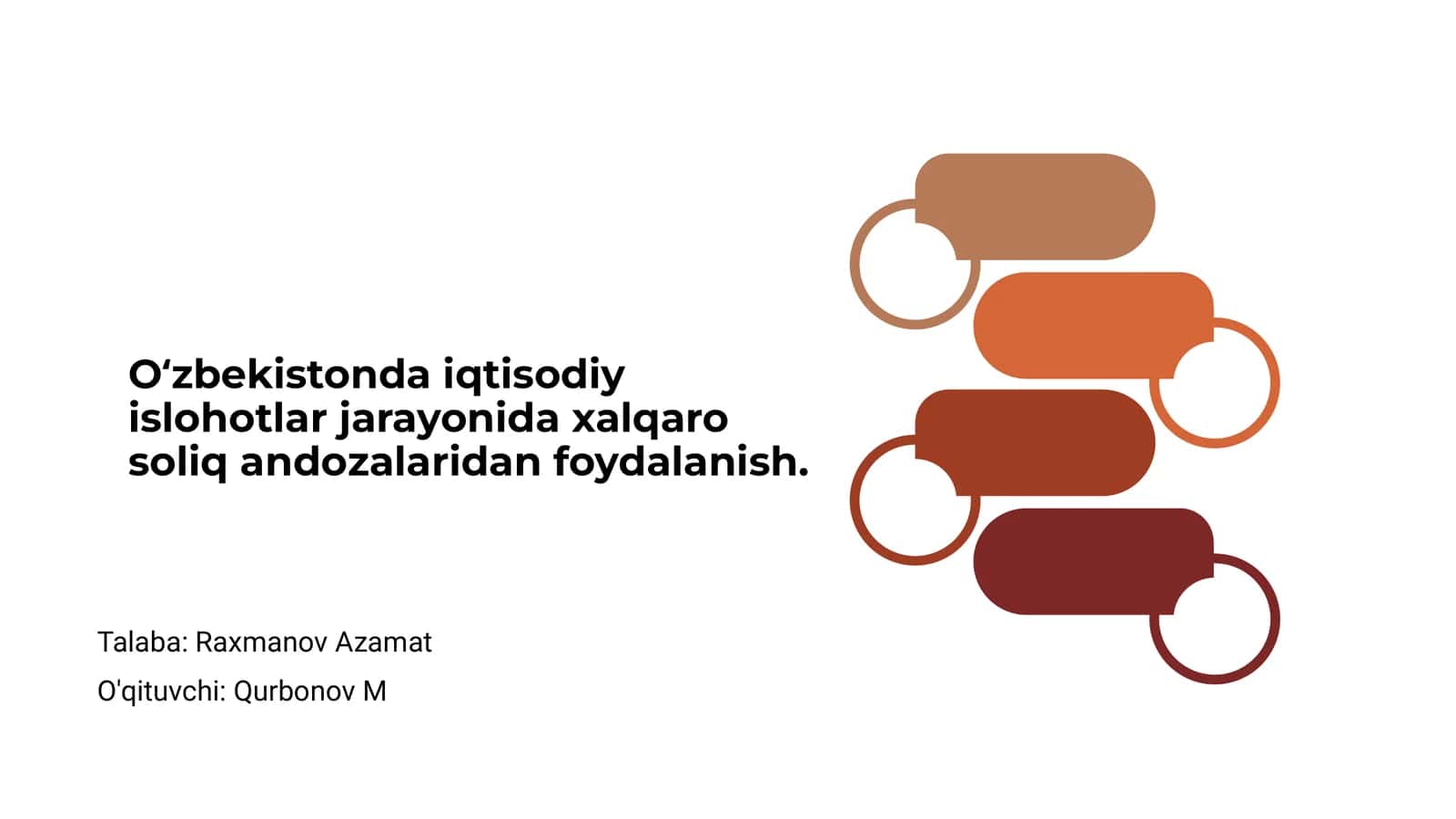 O‘zbekistonda iqtisodiy islohotlar jarayonida xalqaro soliq andozalaridan foydalanish 1