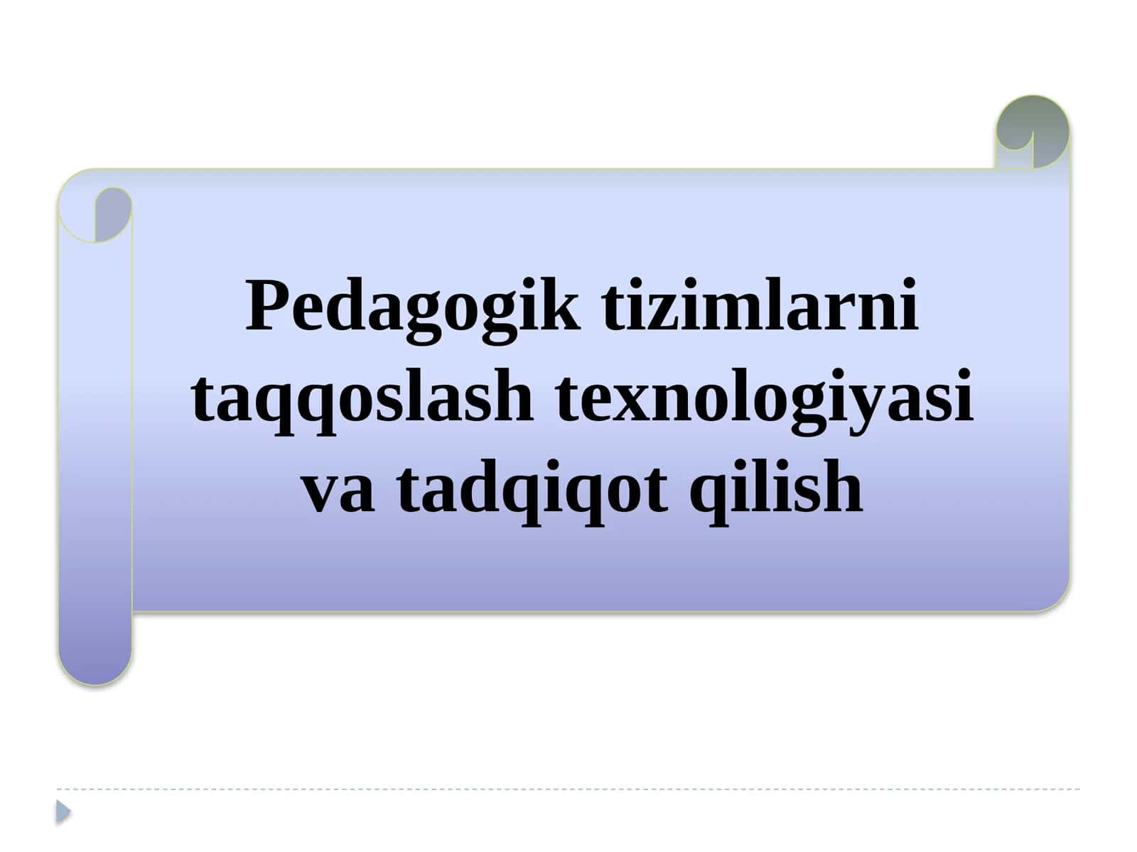 Komprovistik pedagogik tizimlar 1