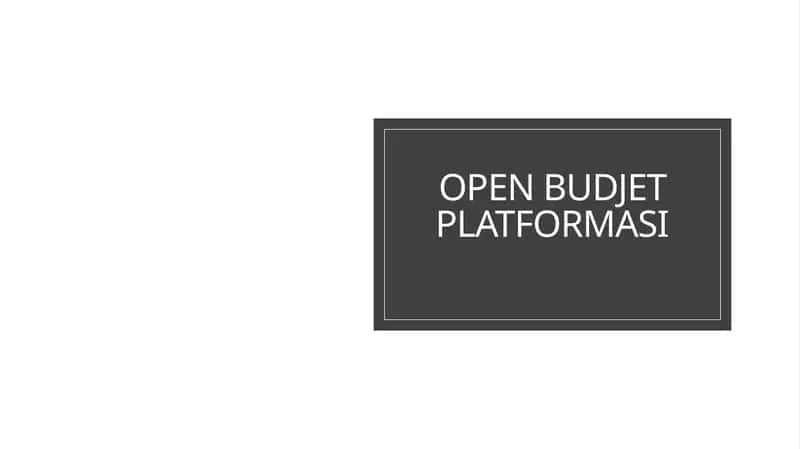 Open budjet platformasi 1