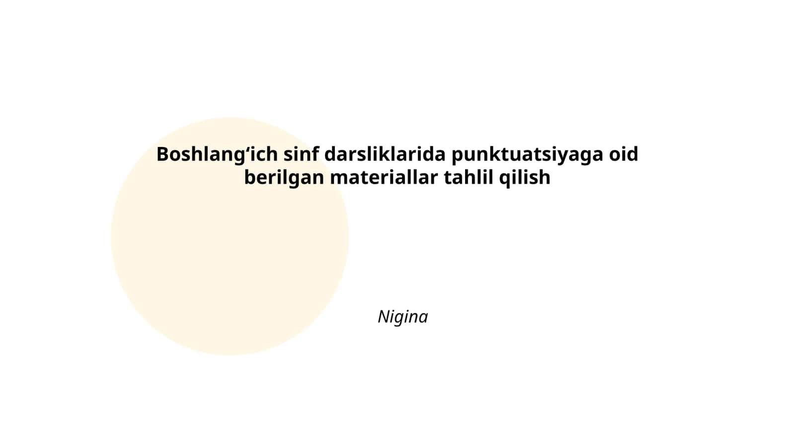 Boshlang'ich sinf darsliklarida vergul qo'llanilishi 1
