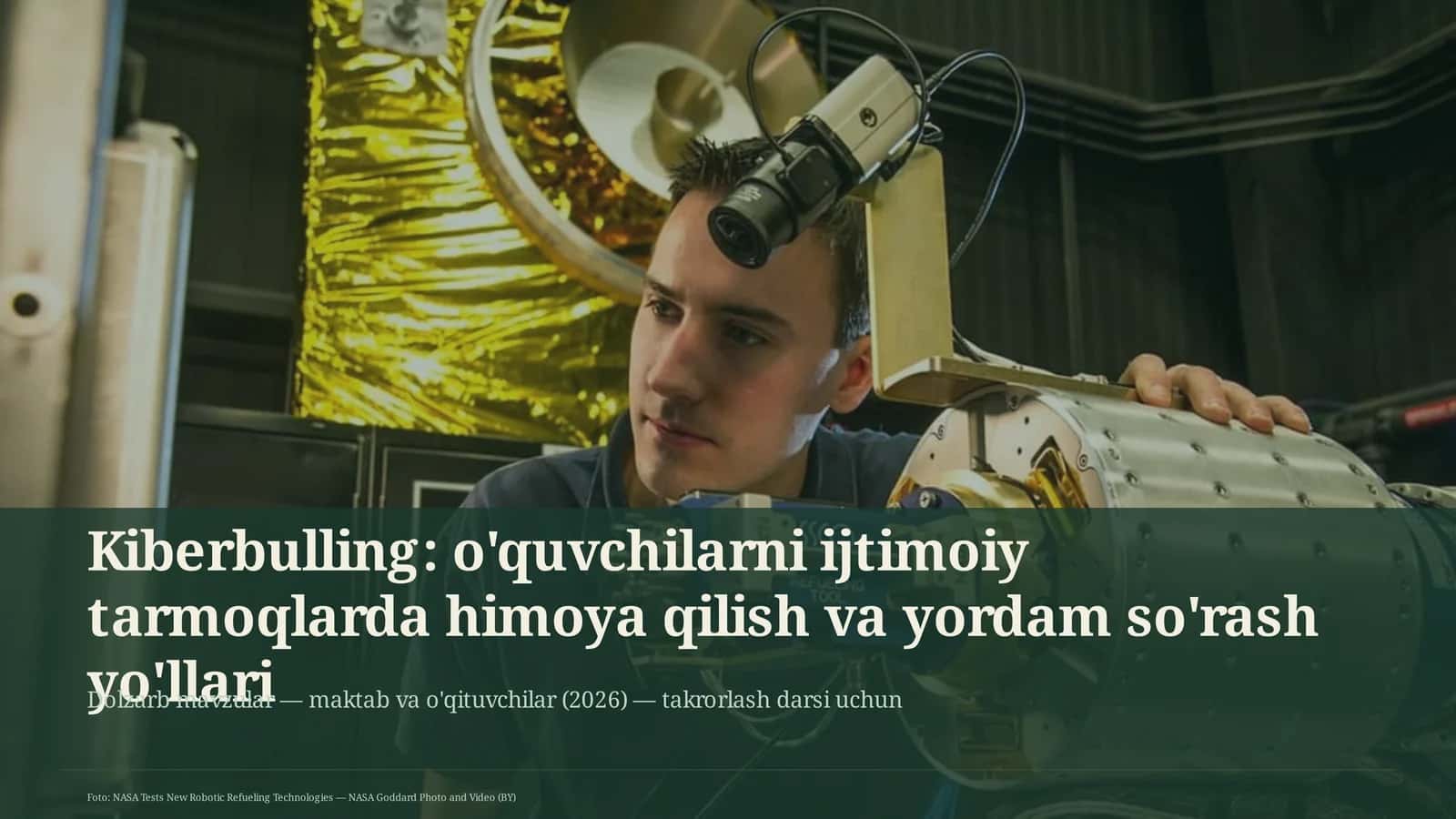 Kiberbulling: o'quvchilarni ijtimoiy tarmoqlarda himoya qilish va yordam so'rash yo'llari 1