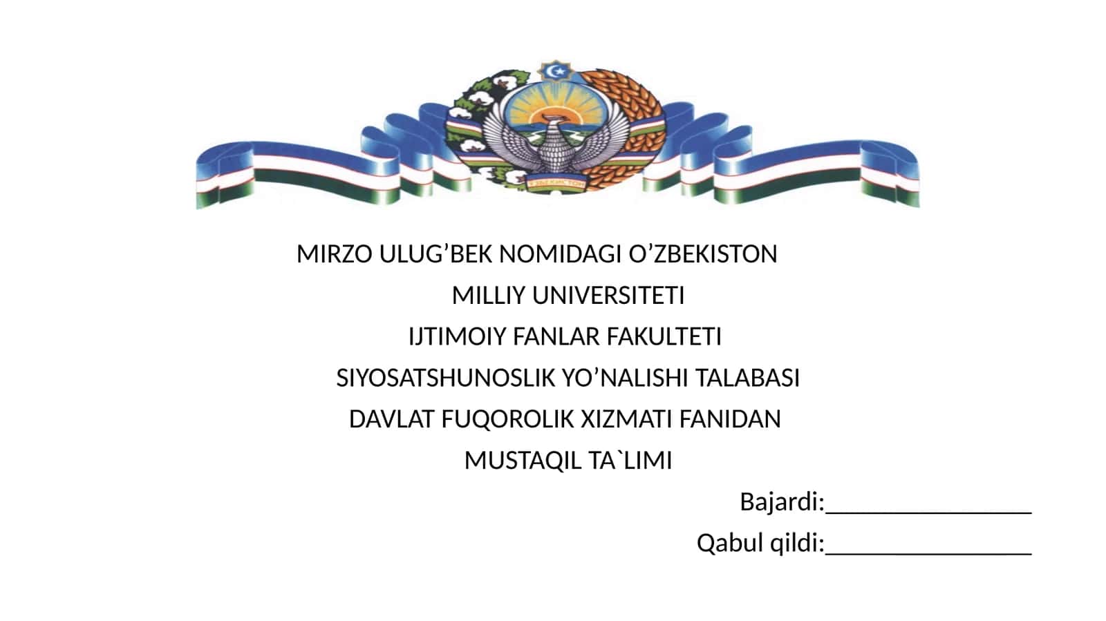 Davlat xizmati 1