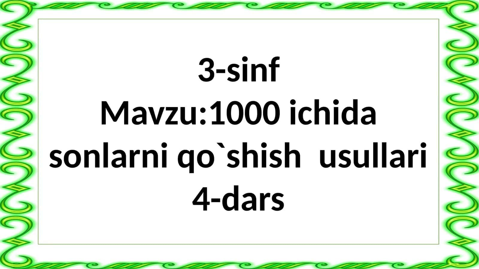 1000ichidasonlarniqo`shishusullari 1