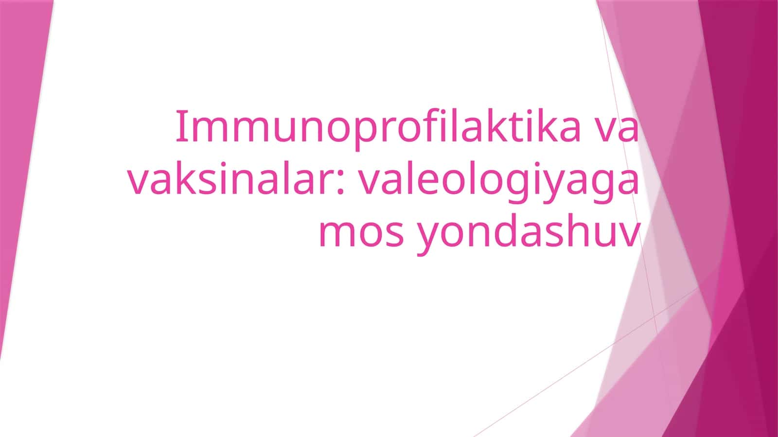 Immunoprofilaktikavavaksinalar 1