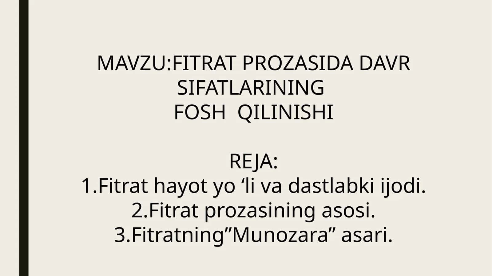 Fitrat 1