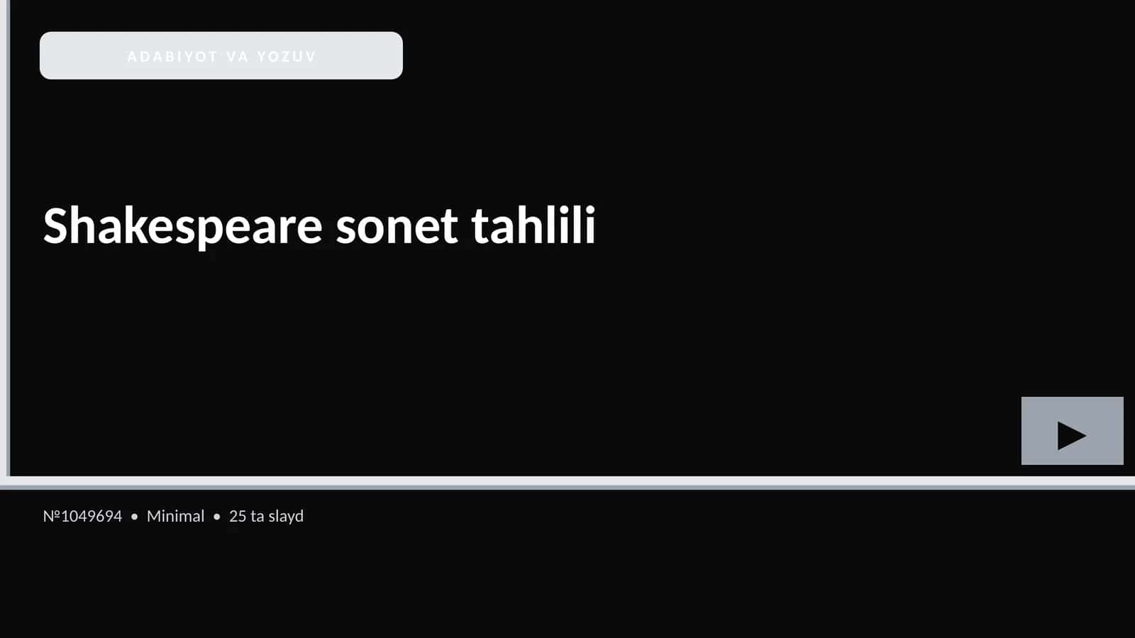 Shakespeare sonet tahlili 1