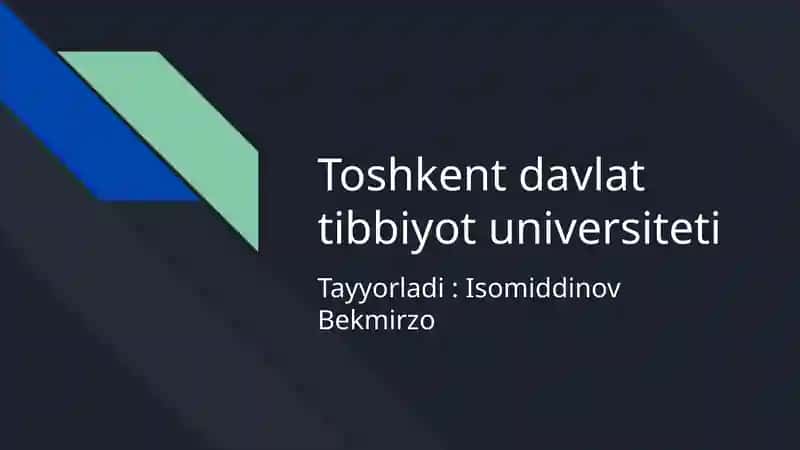 Qandli diabetda qòllaniladigan dori vositalari