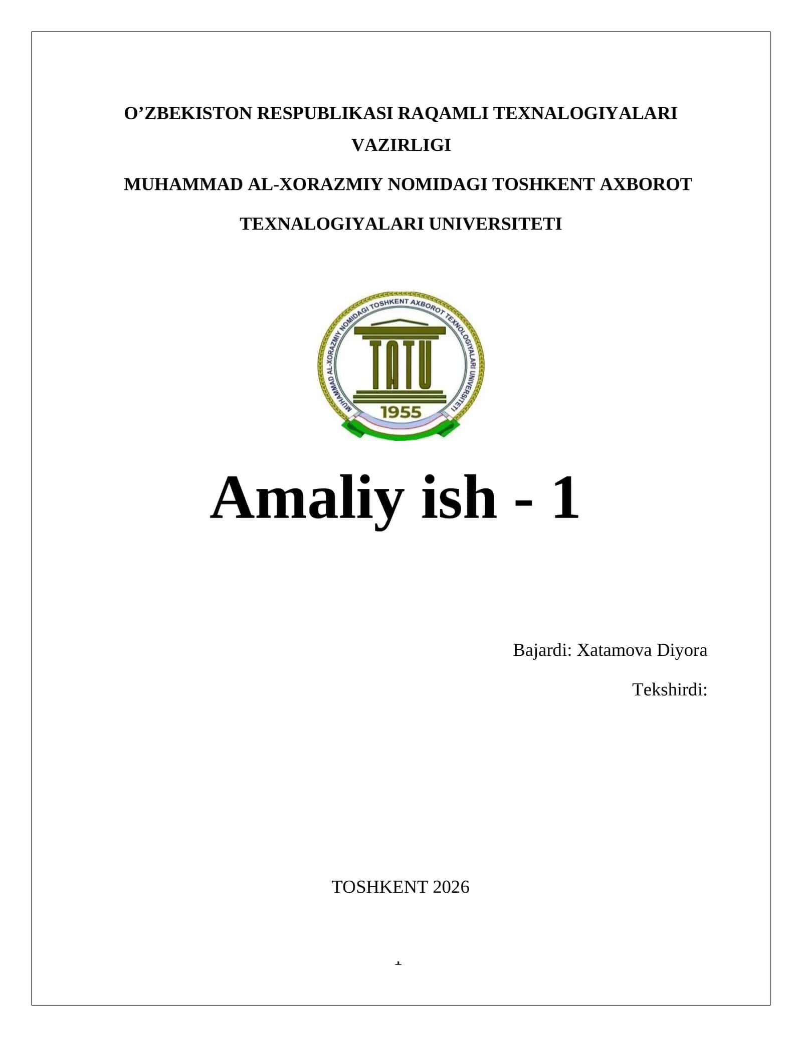 Ma’lumotlar tahliliga kirish va Jupyter Notebook hamda Google Colab muhitida ishlash 1