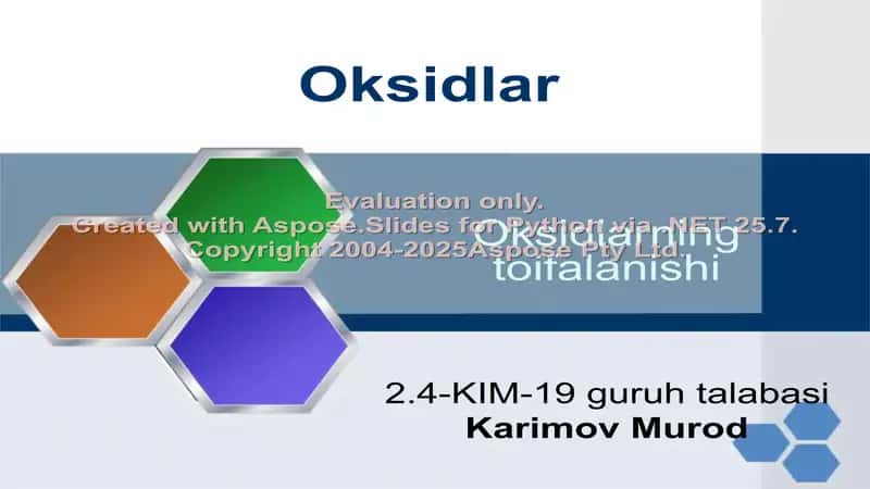 Oksidlar 1
