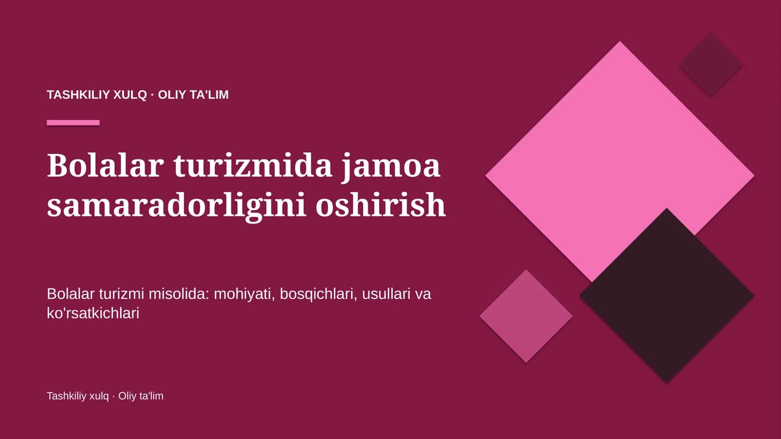 bolalar turizmida jamoa samaradorligini oshirish 4332 1
