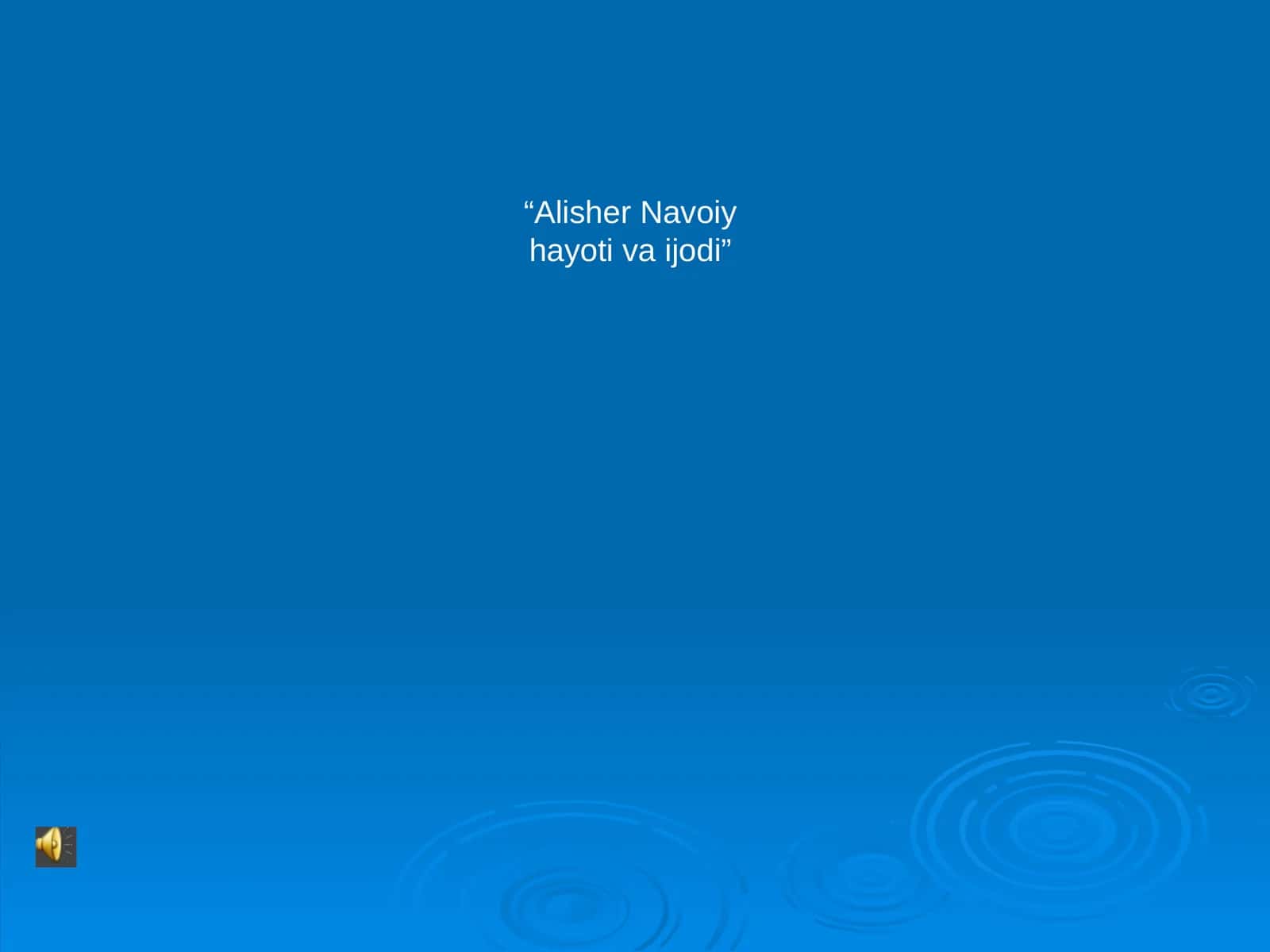 Mir Alisher Navoiy 1