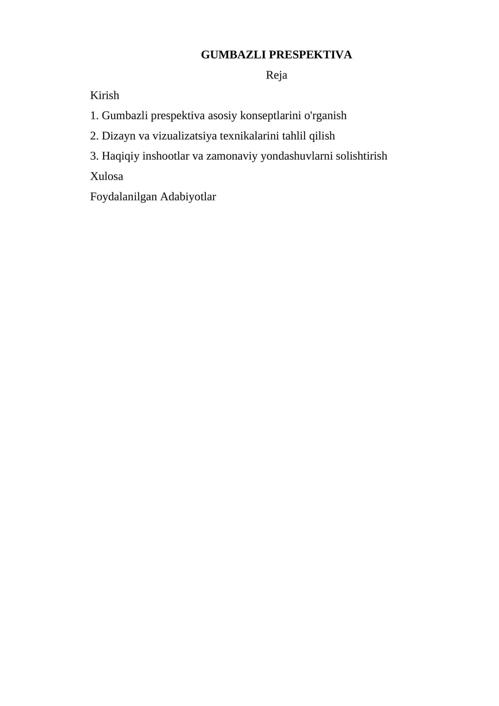 GUMBAZLI PRESPEKTIVA 1