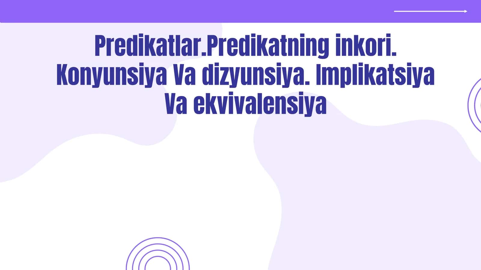 Predikatlar va ularning turlari 1