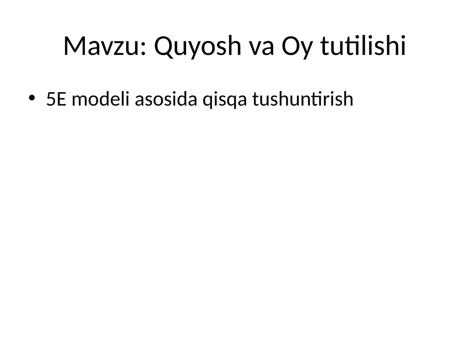 Quyosh va Oy tutilishi 1