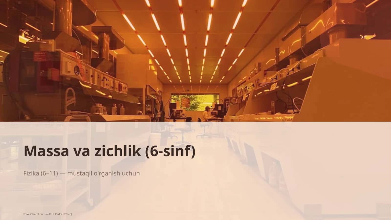 Massa va zichlik (6-sinf) 1