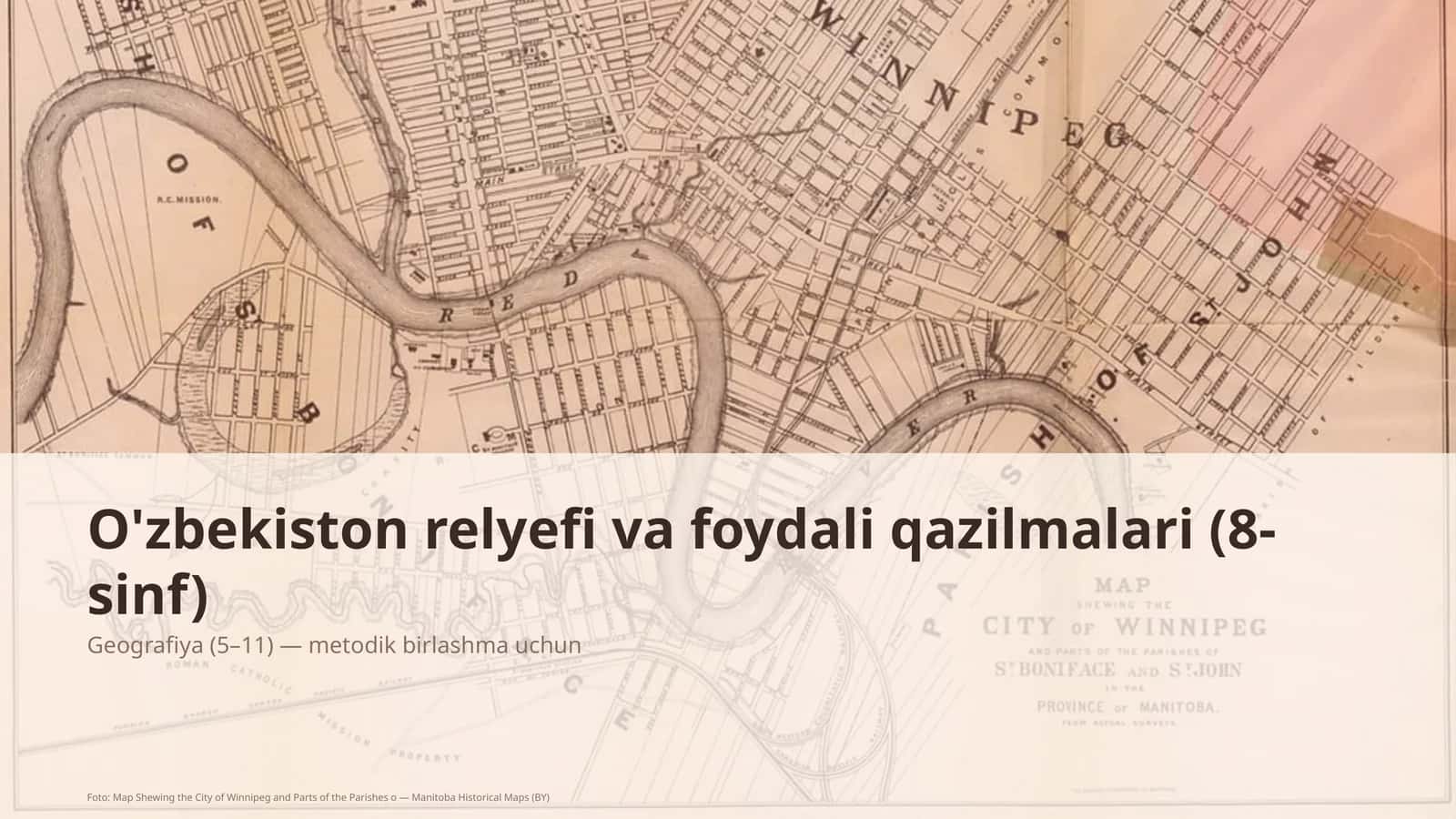 O'zbekiston relyefi va foydali qazilmalari (8-sinf) 1