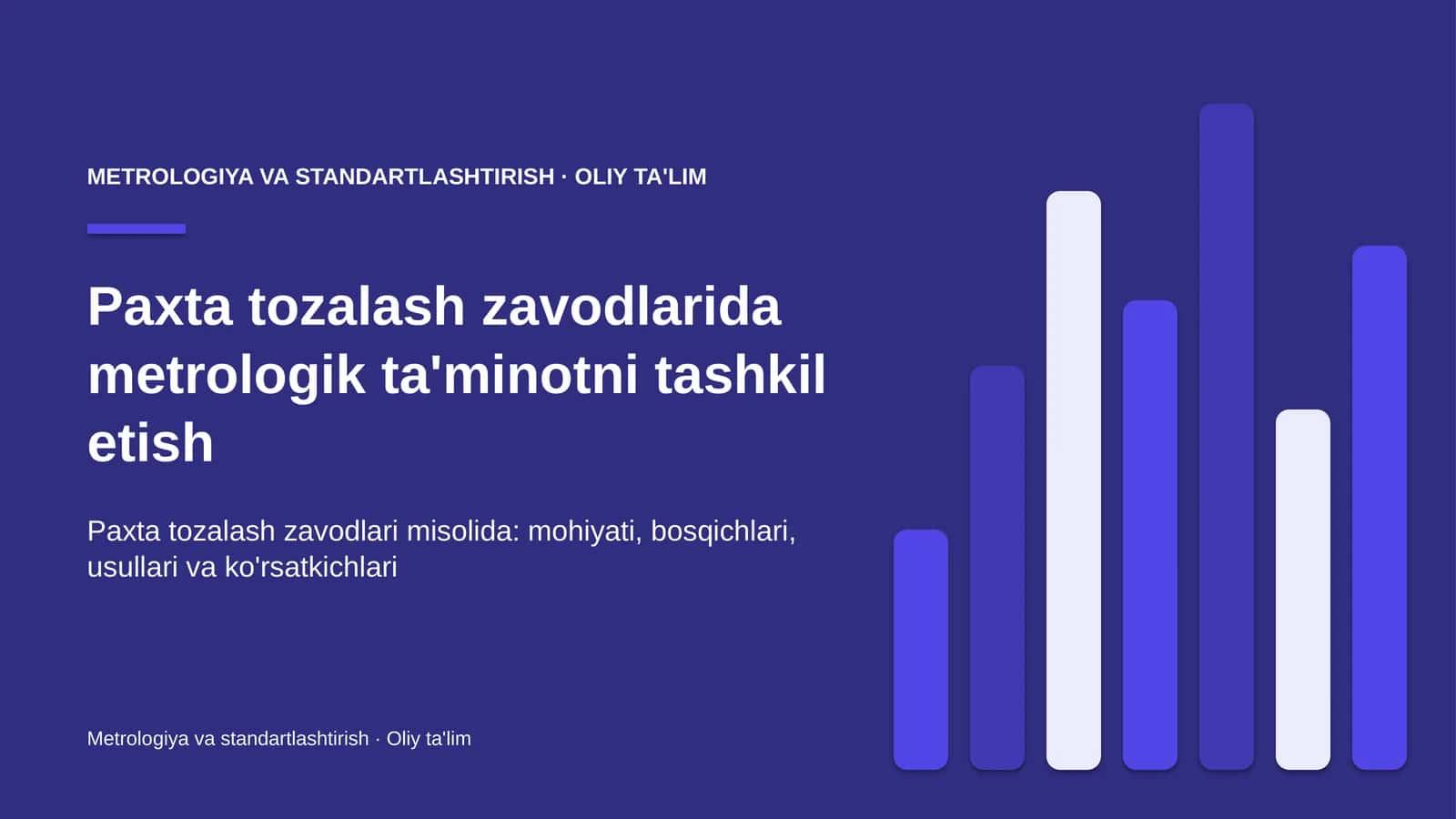 paxta tozalash zavodlarida metrologik ta'minotni tashkil etish 7347 1