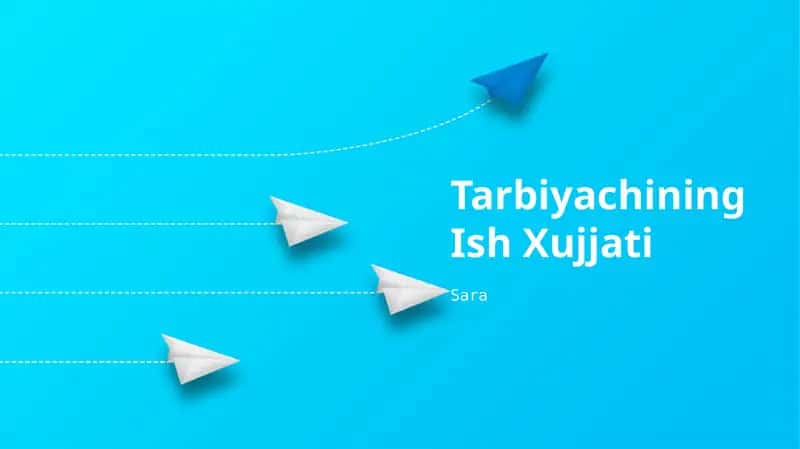 Tarbiyachining Ish Xujjati 1