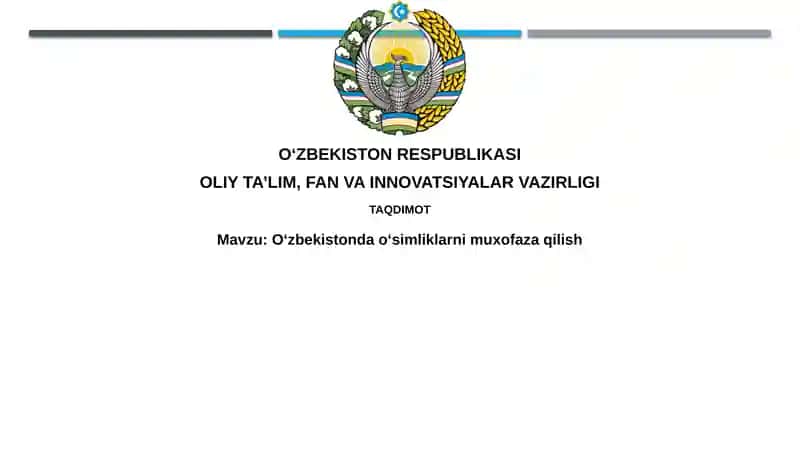 Oʻzbekistonda o'simliklarni himoya qilishning dolzarb muammolari