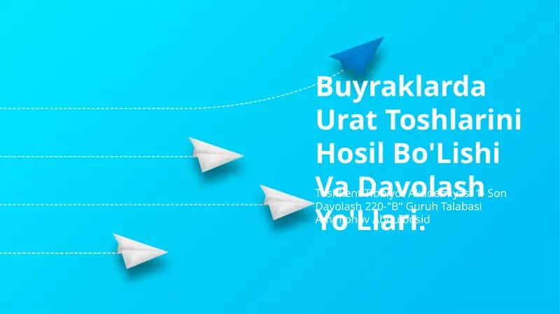 Urat Toshlarini Hosil Bo'Lishi Va Davolash Yo'Llari 1