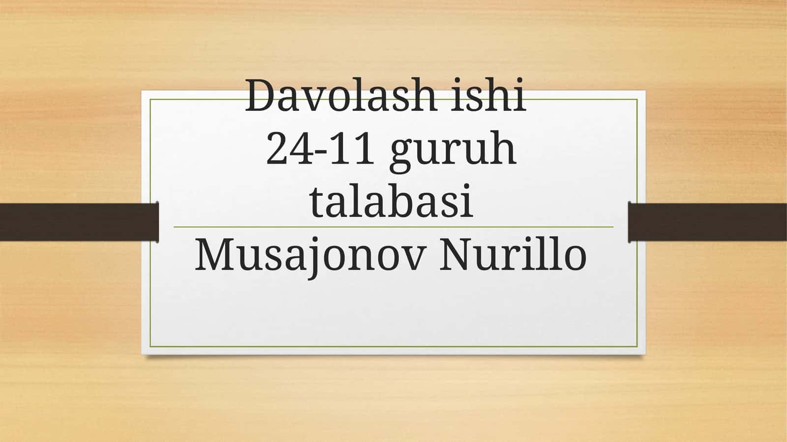 Bosh miya 1