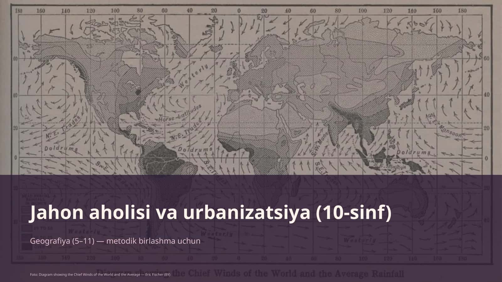 Jahon aholisi va urbanizatsiya (10-sinf) 1
