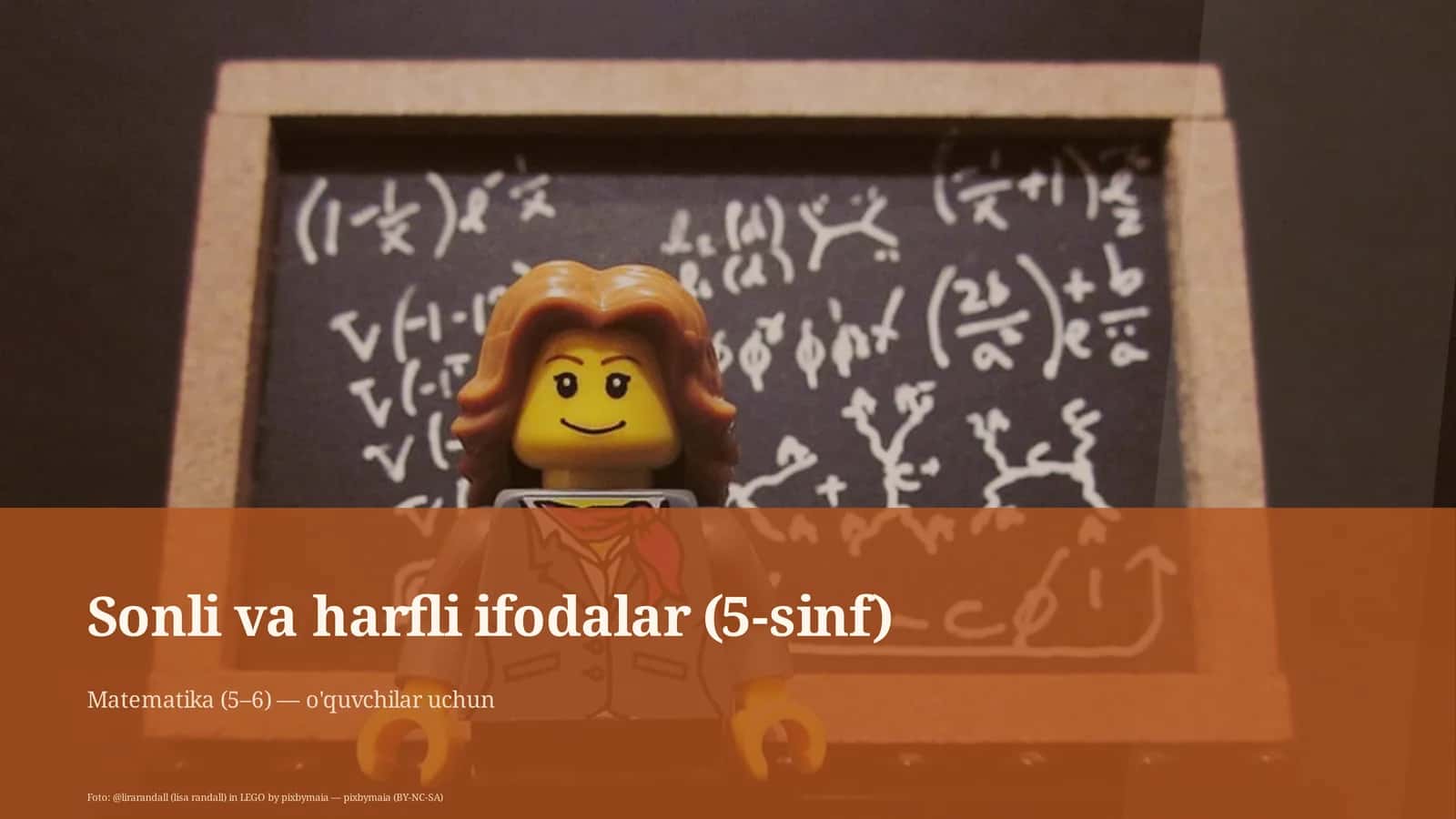 Sonli va harfli ifodalar (5-sinf) 1