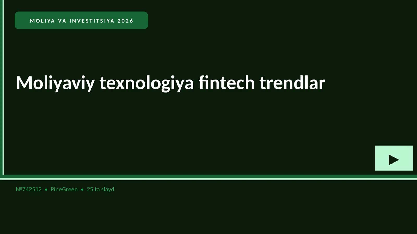MOLIYA VA INVESTITSIYA 2026 1