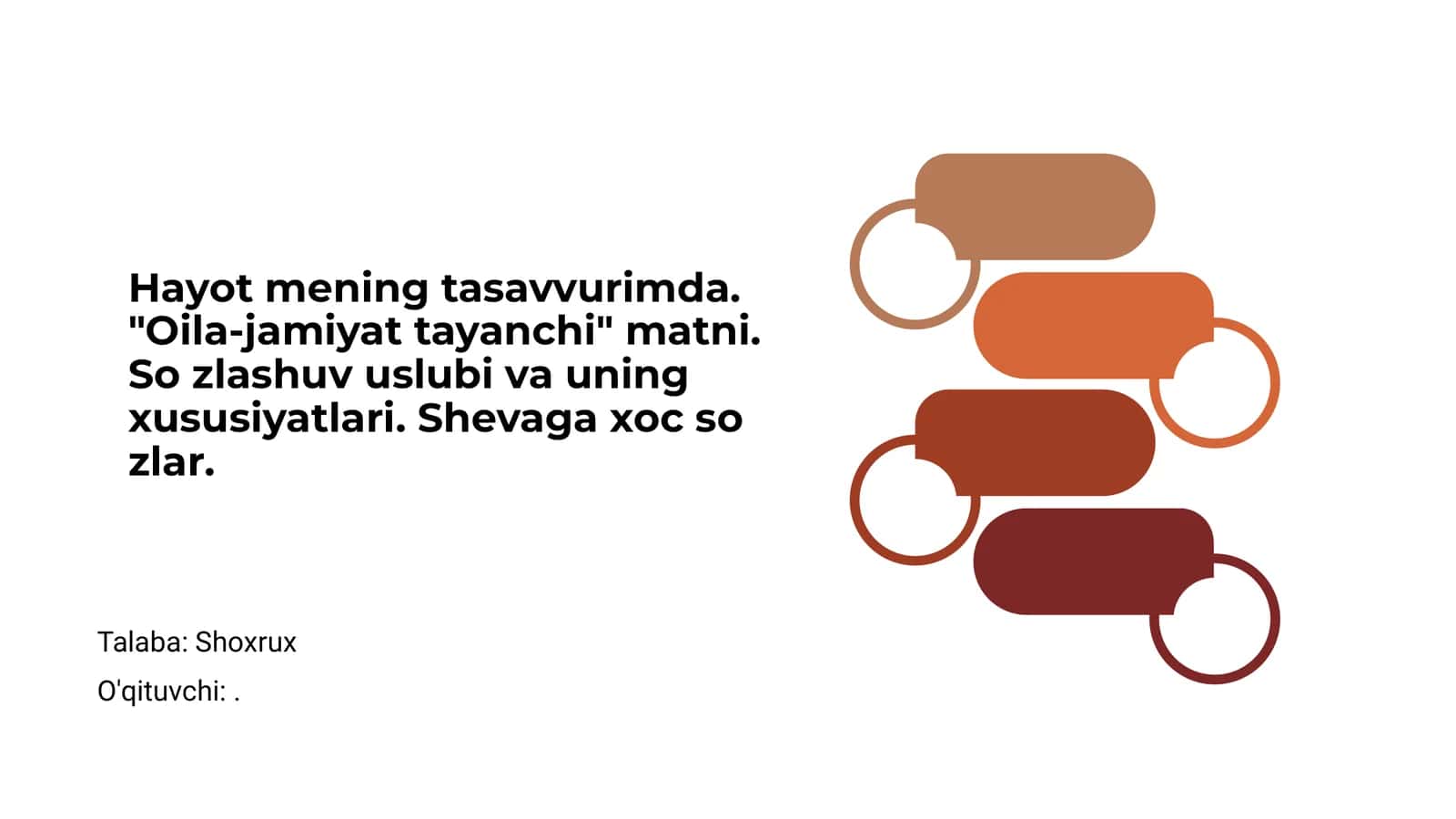 Hayot mening tasavvurimda 1