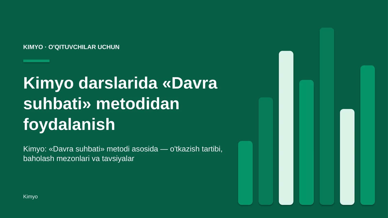kimyo darslarida davra suhbati metodidan foydalanish 5765 1