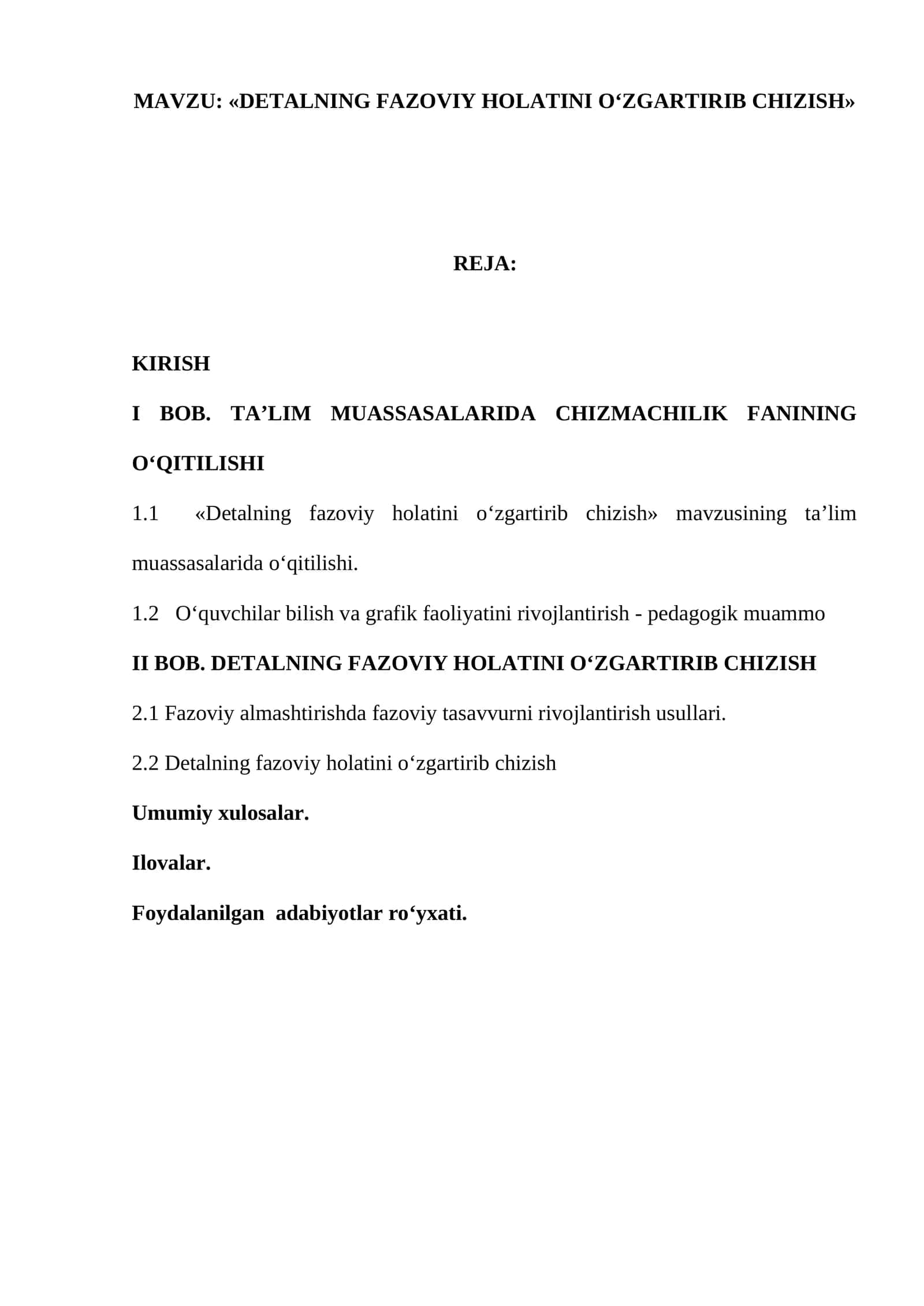 DETALNING FAZOVIY HOLATINI O‘ZGARTIRIB CHIZISH 1