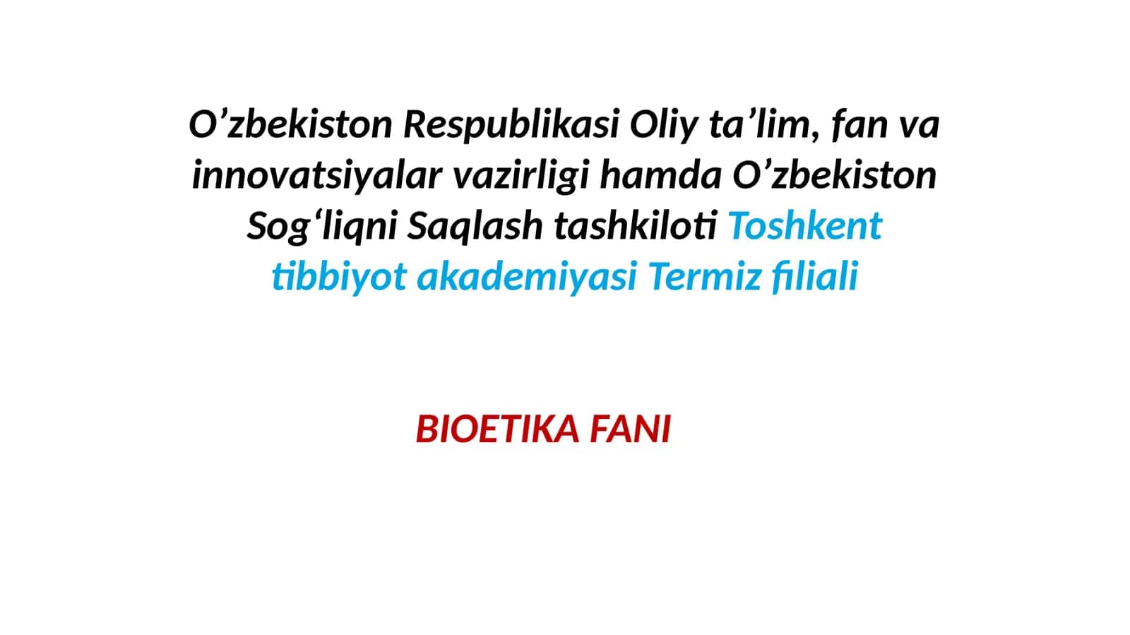 Asosiy diniy konfessiyalarda hayot va oʼlimga nisbatan munosabat 1