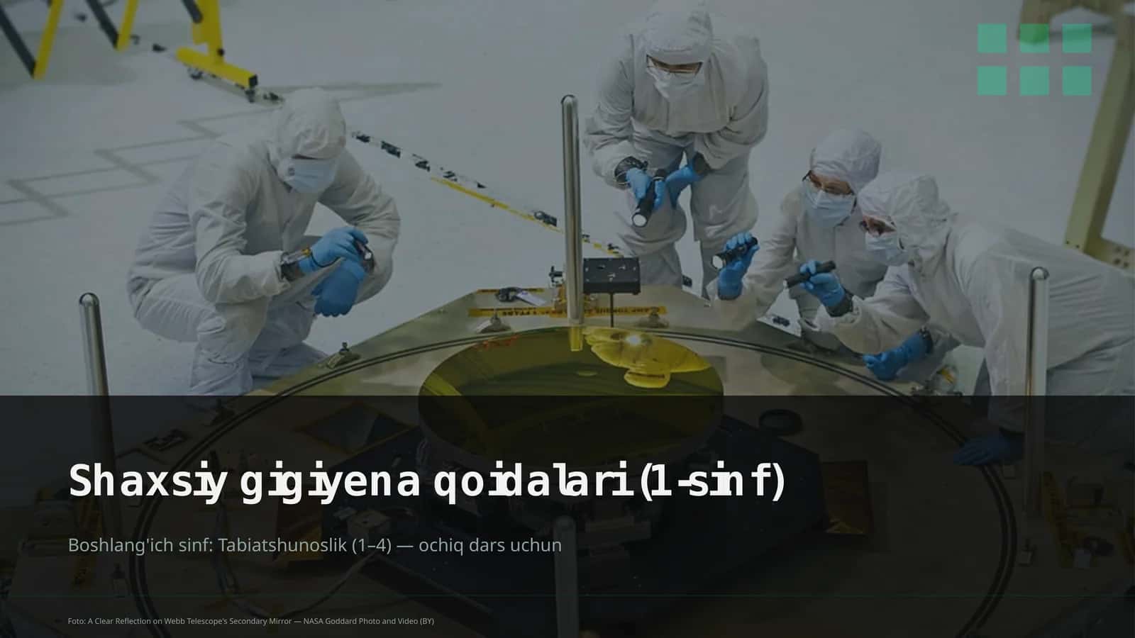 Shaxsiy gigiyena qoidalari (1-sinf) 1
