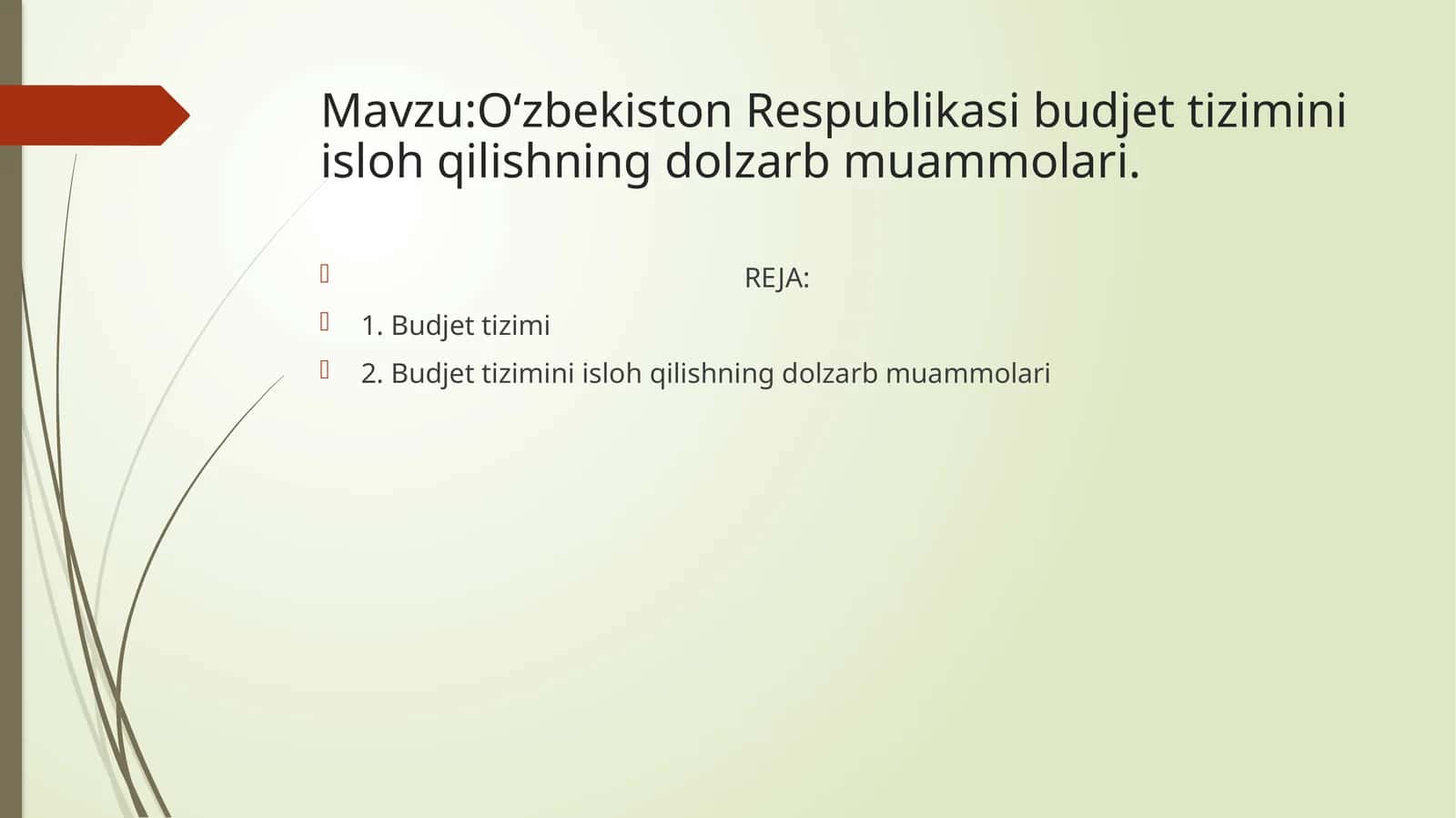 Budjettizimi 1