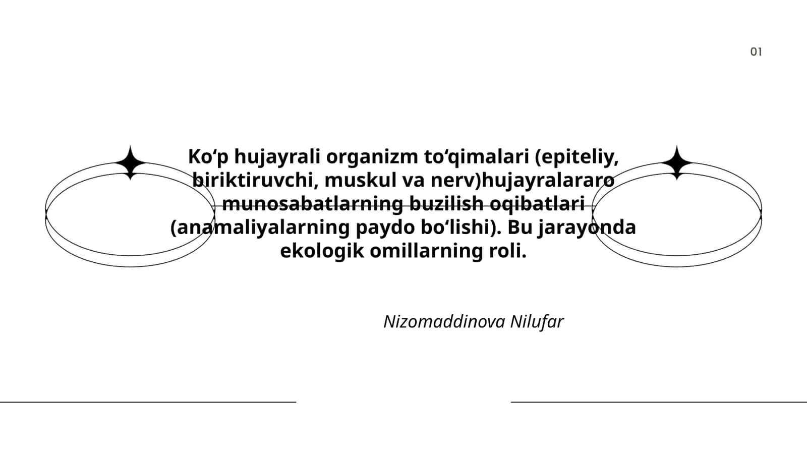 Ko‘p hujayrali organizm to‘qimalari 1