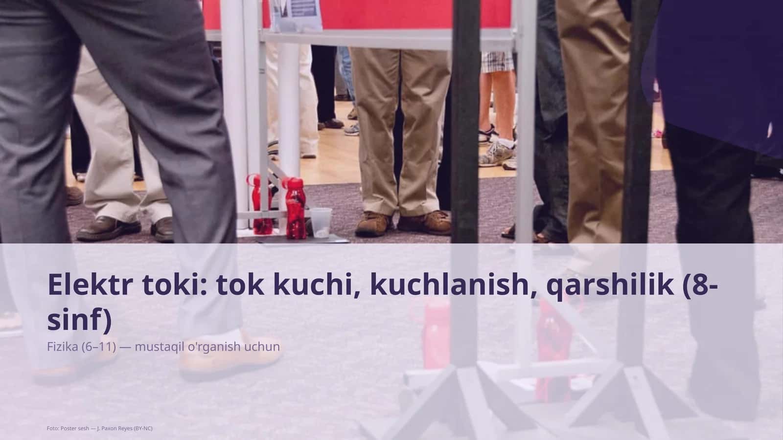 Elektr toki: tok kuchi, kuchlanish, qarshilik (8-sinf) 1