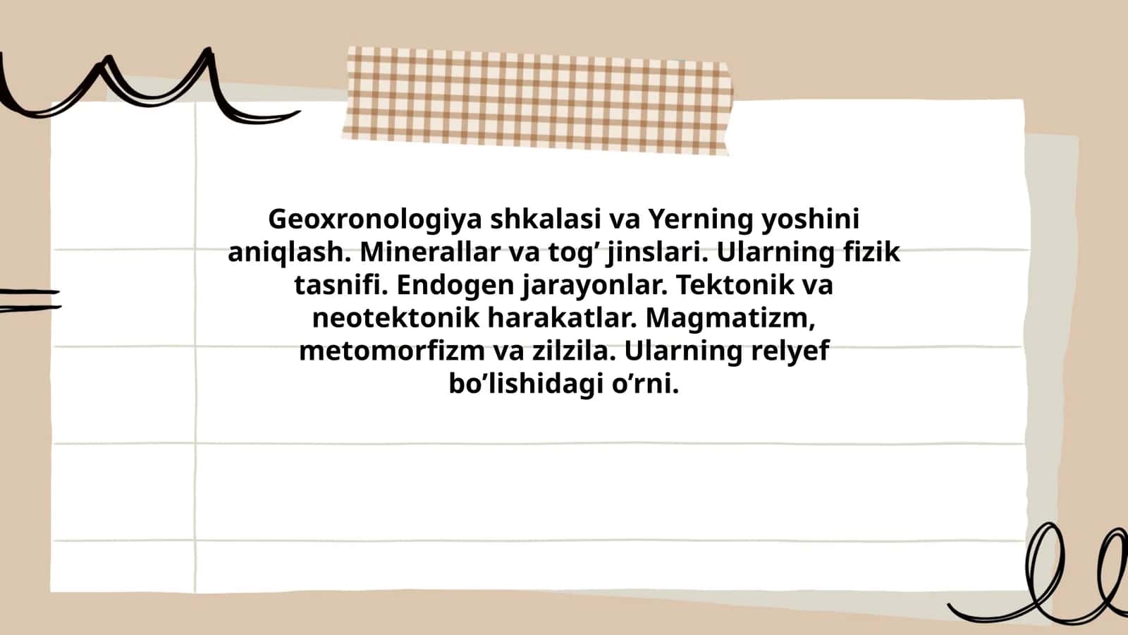 Geoxronologiya shkalasi va Yerning yoshini aniqlash 1
