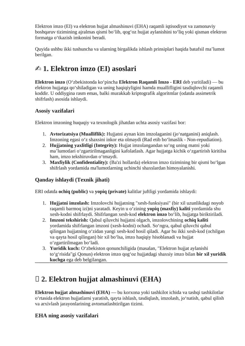 Elektron Imzo (ERI) 1