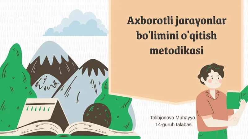 Axborotlijarayonlarbo'liminio'qitishmetodikasi 1